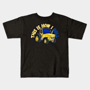 This Is How I Roll Tractor Kids T-Shirt